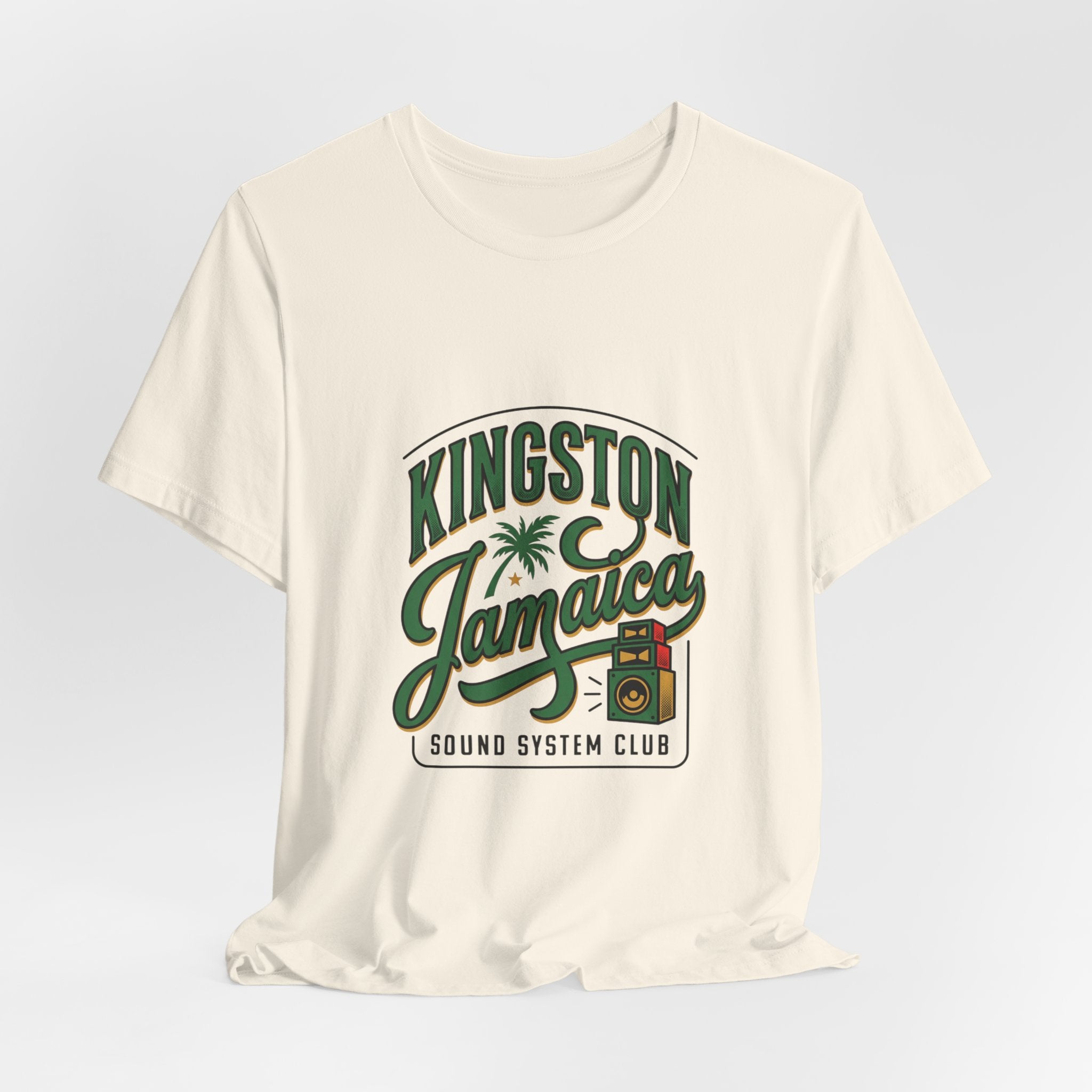 Kingston Jamaica Sound System Tee | Caribbean Heritage, Retro Island Pride