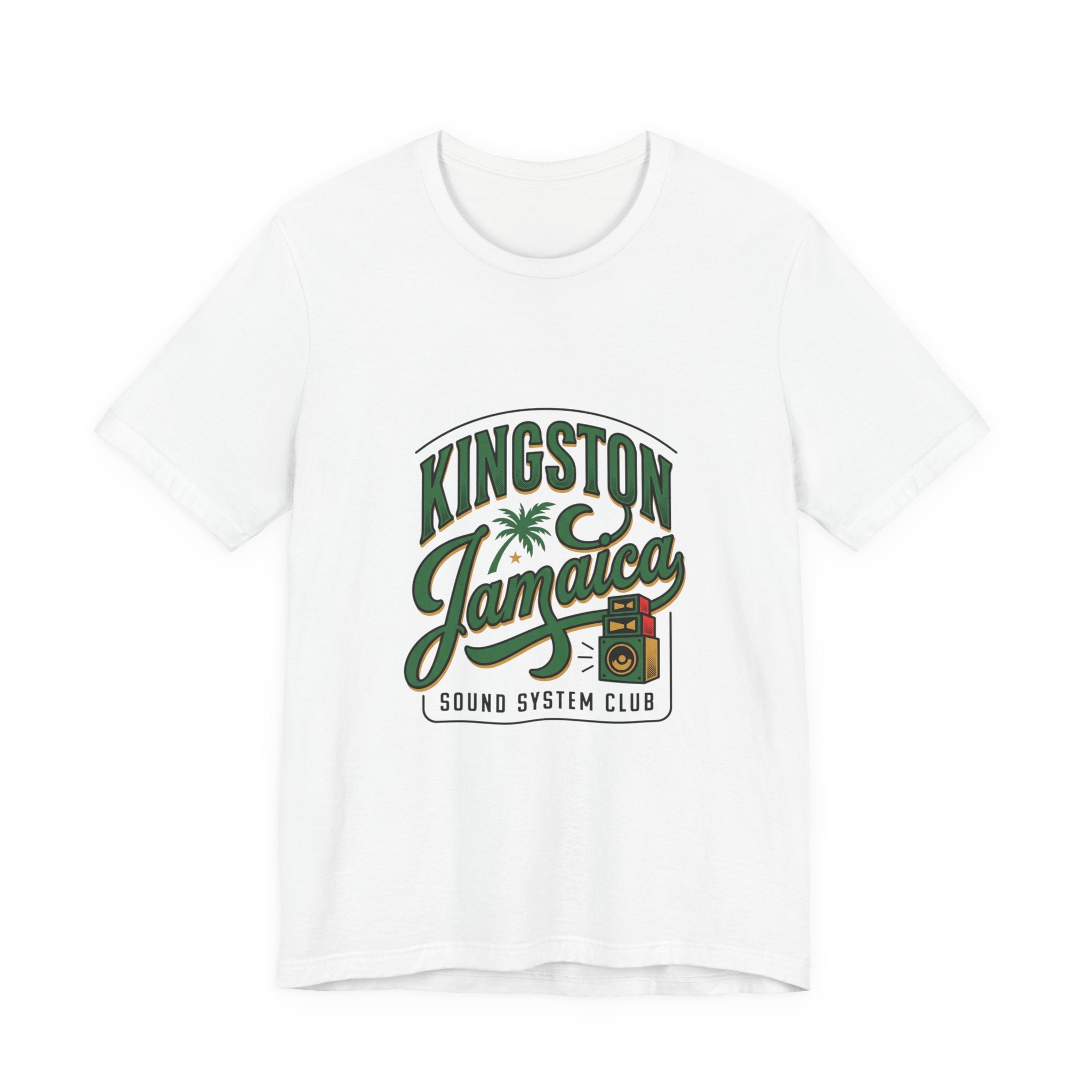 Kingston Jamaica Sound System Tee | Caribbean Heritage, Retro Island Pride