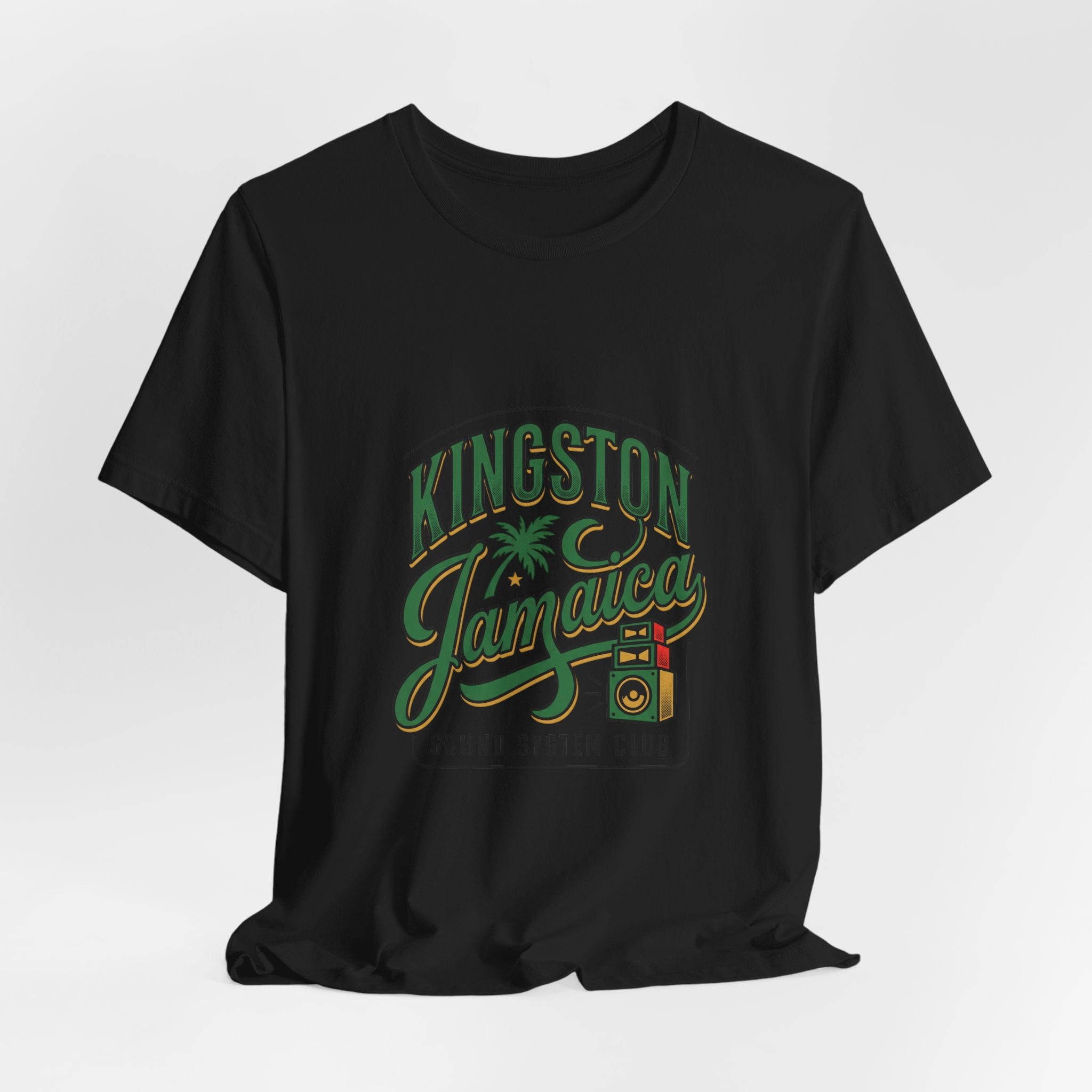 Kingston Jamaica Sound System Tee | Caribbean Heritage, Retro Island Pride