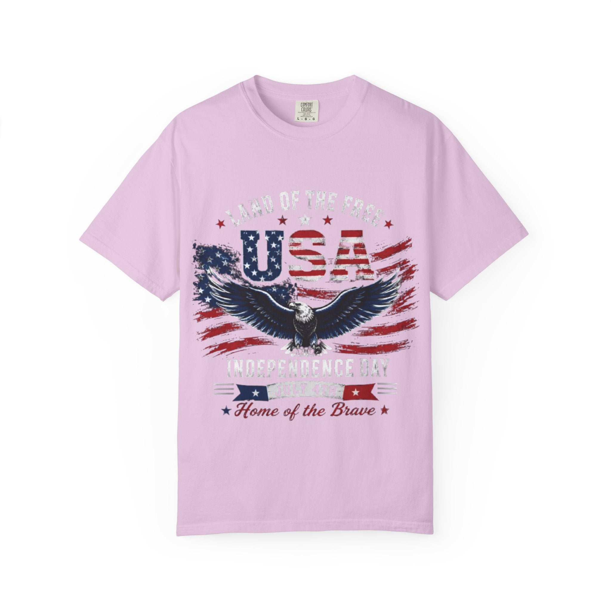 Land of the Free Eagle July 4th T-Shirt