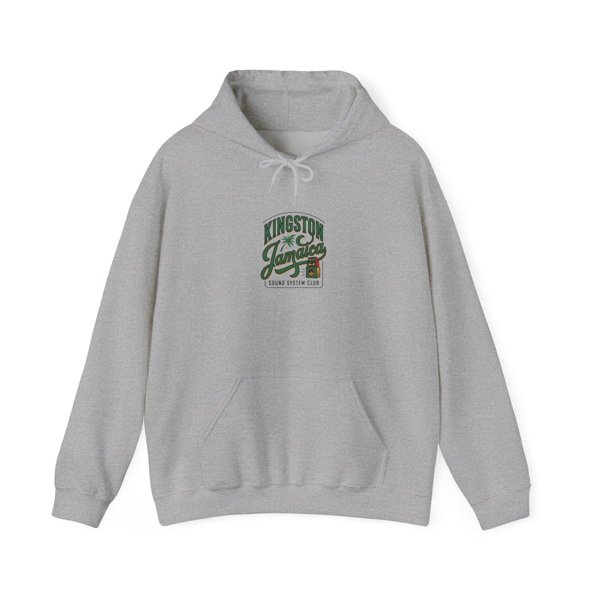 Jamaica Kingston Vintage Script Hoodie | Caribbean Heritage, Island Pride