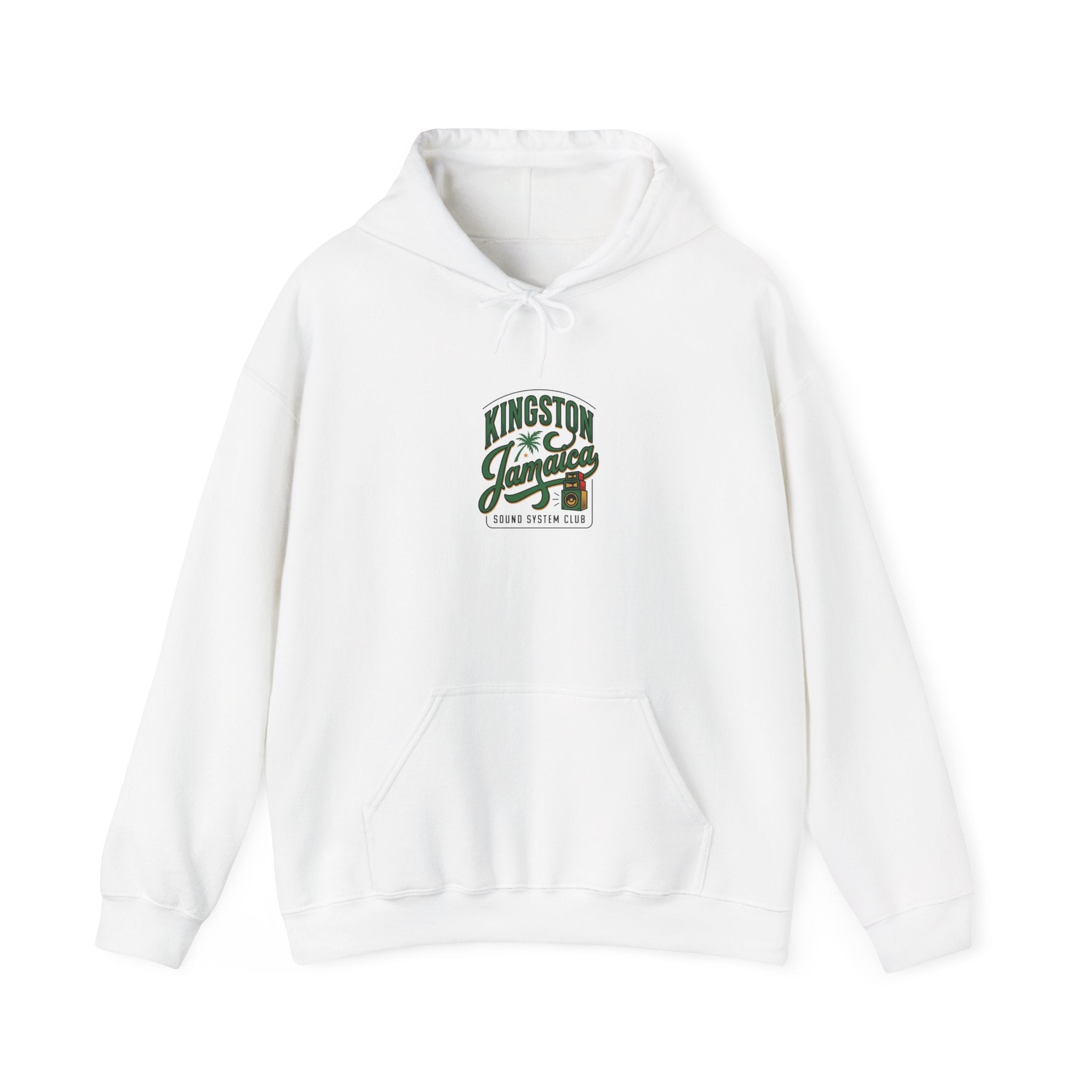 Jamaica Kingston Vintage Script Hoodie | Caribbean Heritage, Island Pride