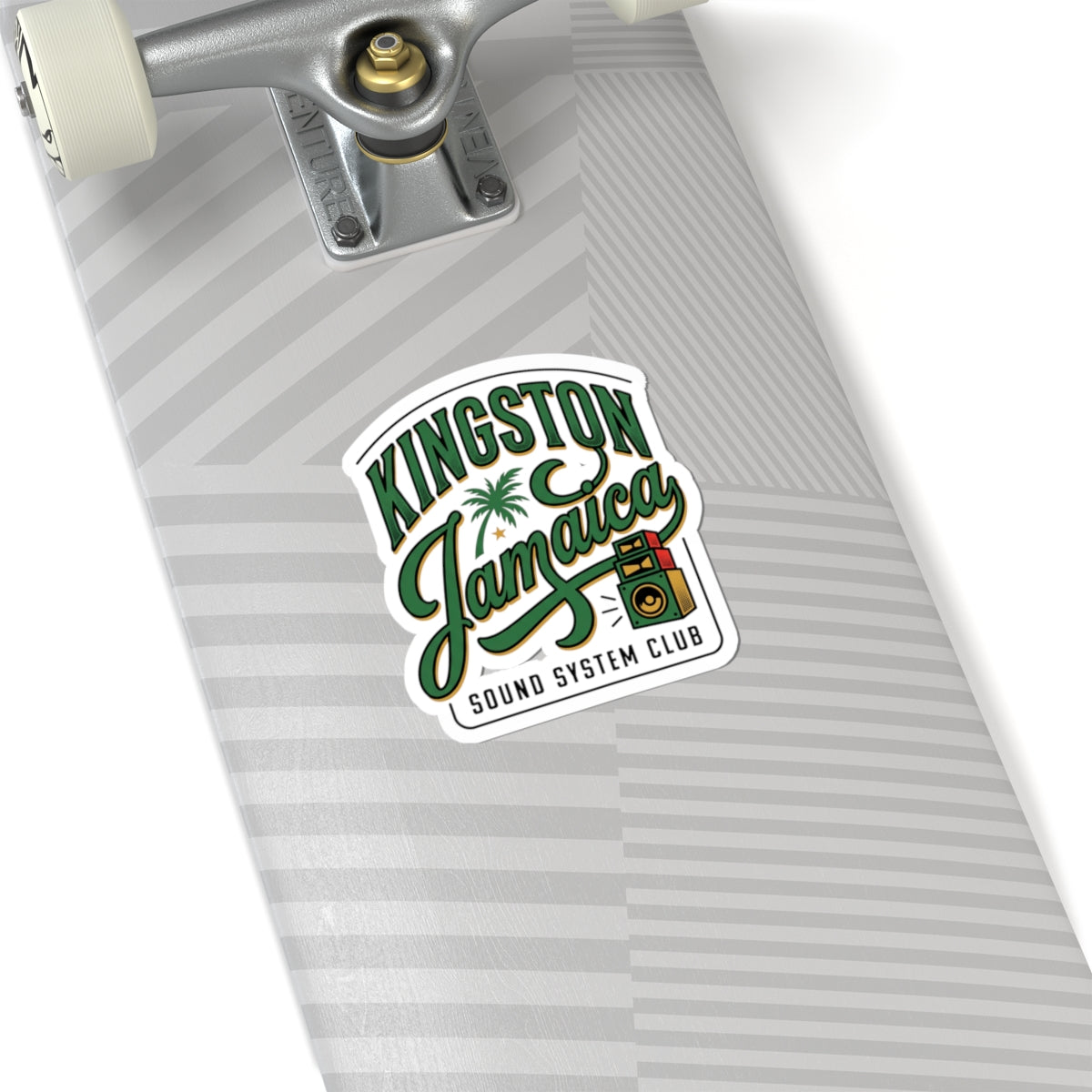 Kingston Jamaica Sticker | Caribbean Heritage, Retro Sound System