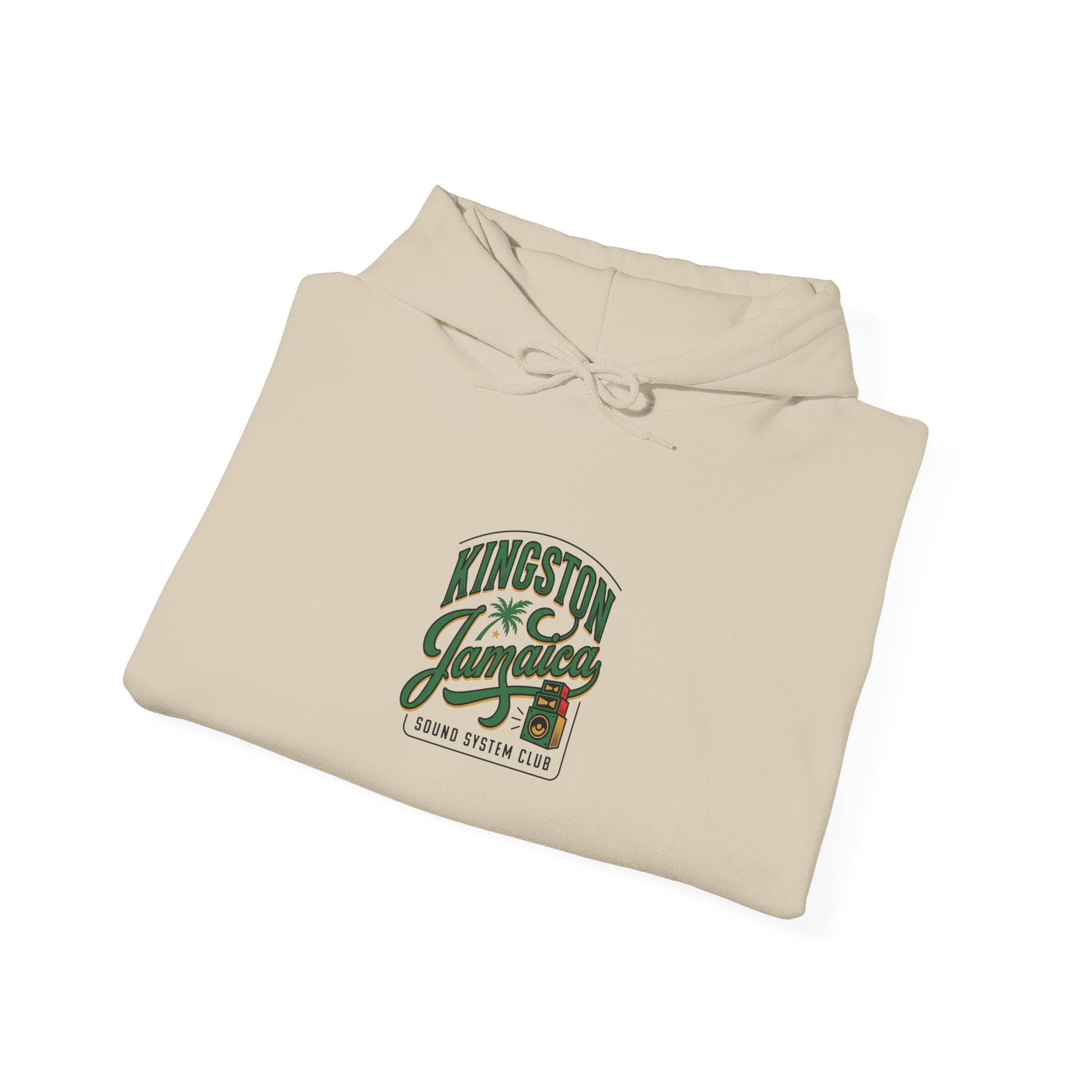 Jamaica Kingston Vintage Script Hoodie | Caribbean Heritage, Island Pride