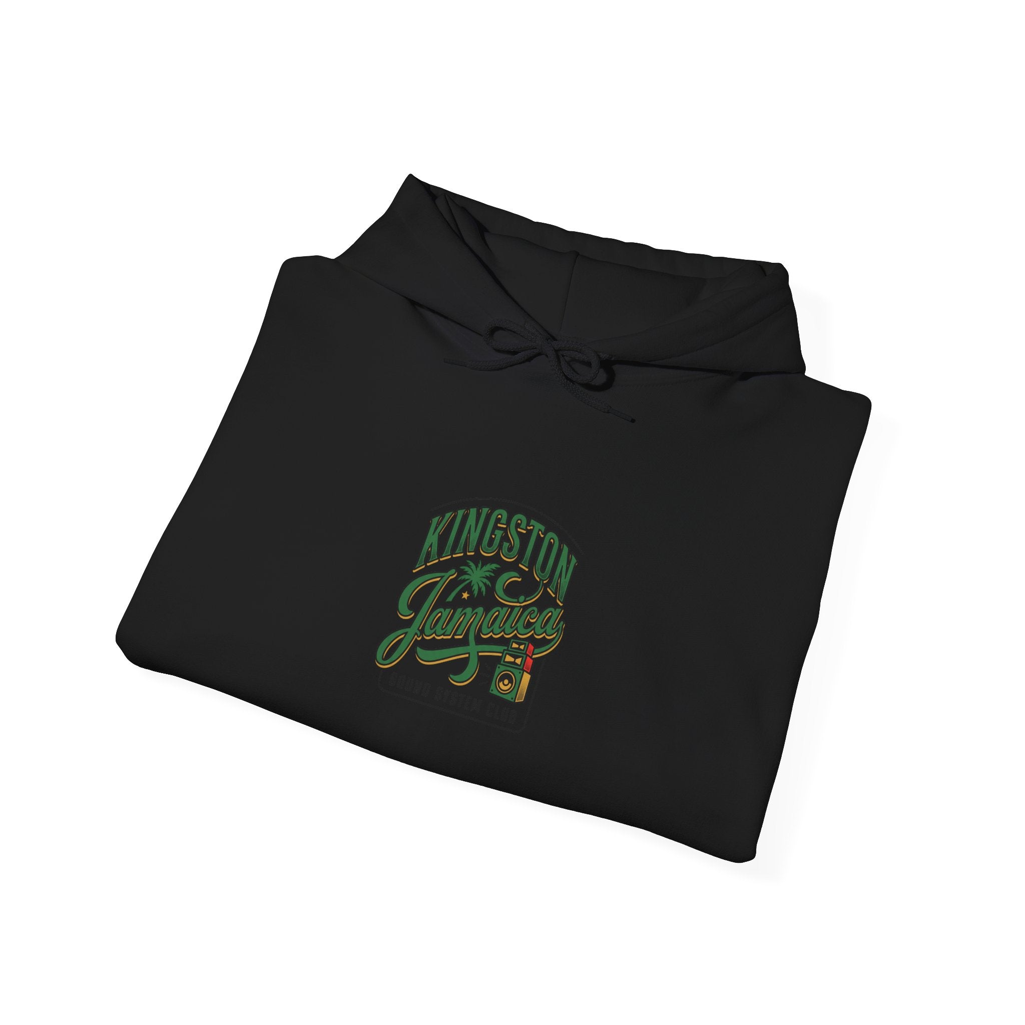Jamaica Kingston Vintage Script Hoodie | Caribbean Heritage, Island Pride
