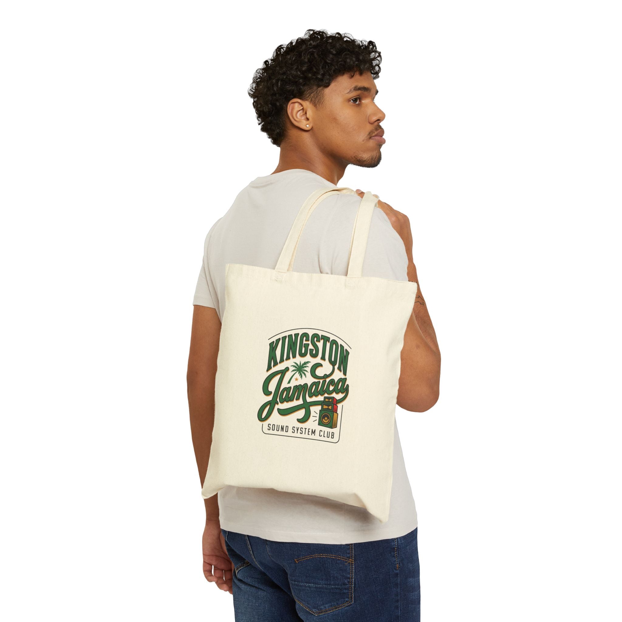 Kingston Jamaica Tote | Caribbean Heritage, Retro Island Pride