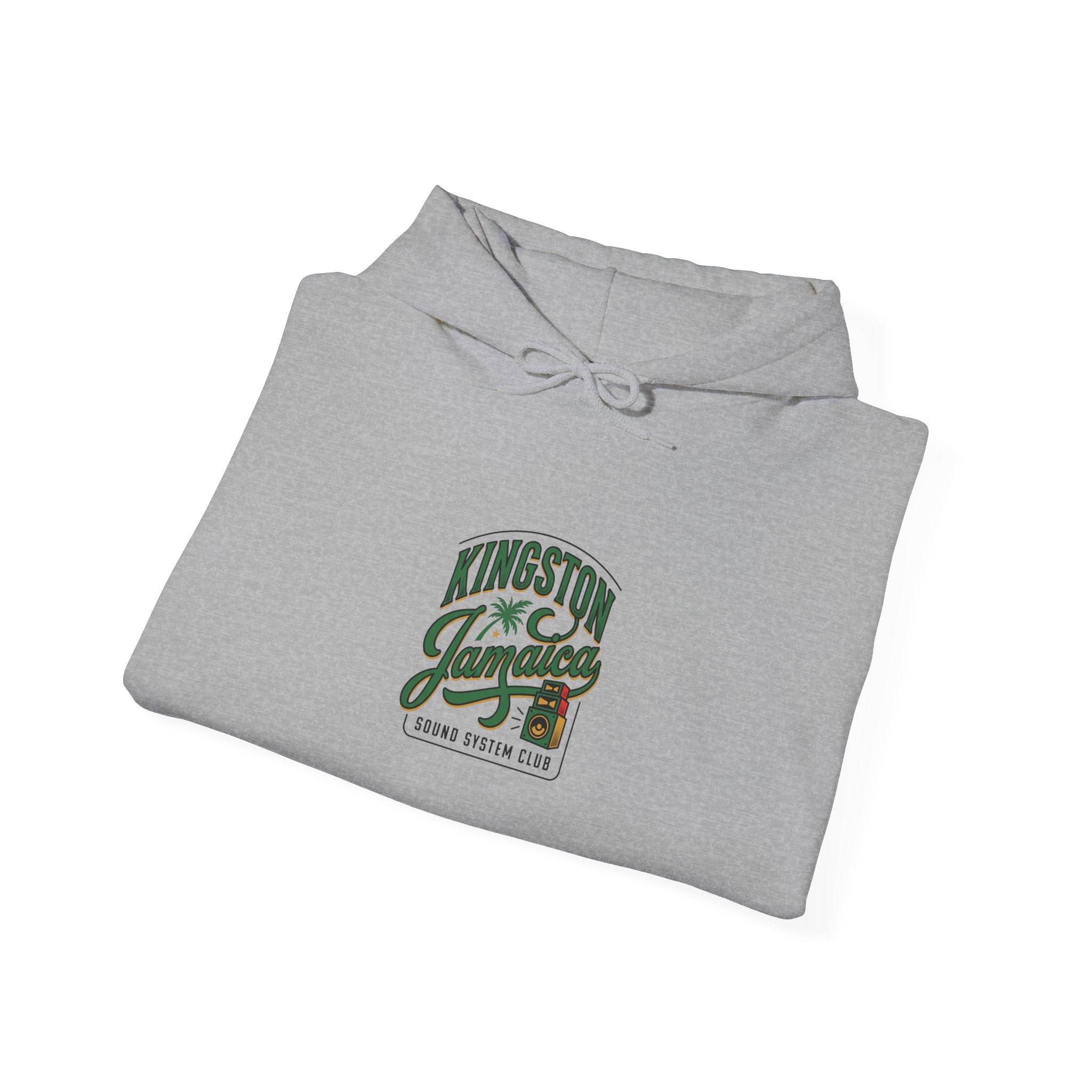Jamaica Kingston Vintage Script Hoodie | Caribbean Heritage, Island Pride