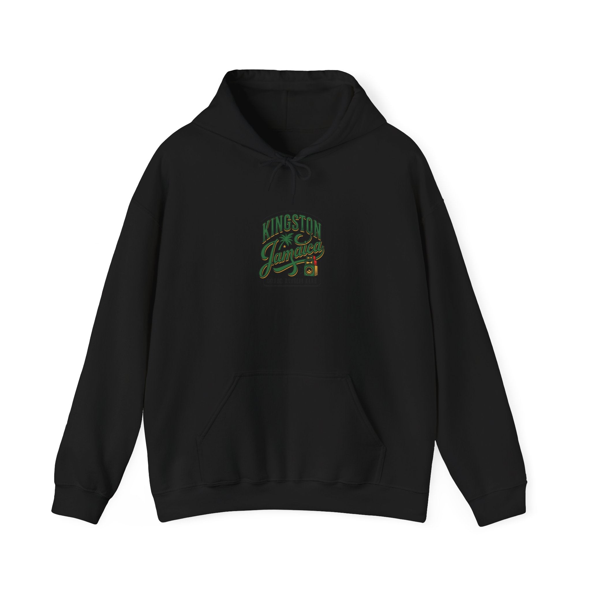 Jamaica Kingston Vintage Script Hoodie | Caribbean Heritage, Island Pride