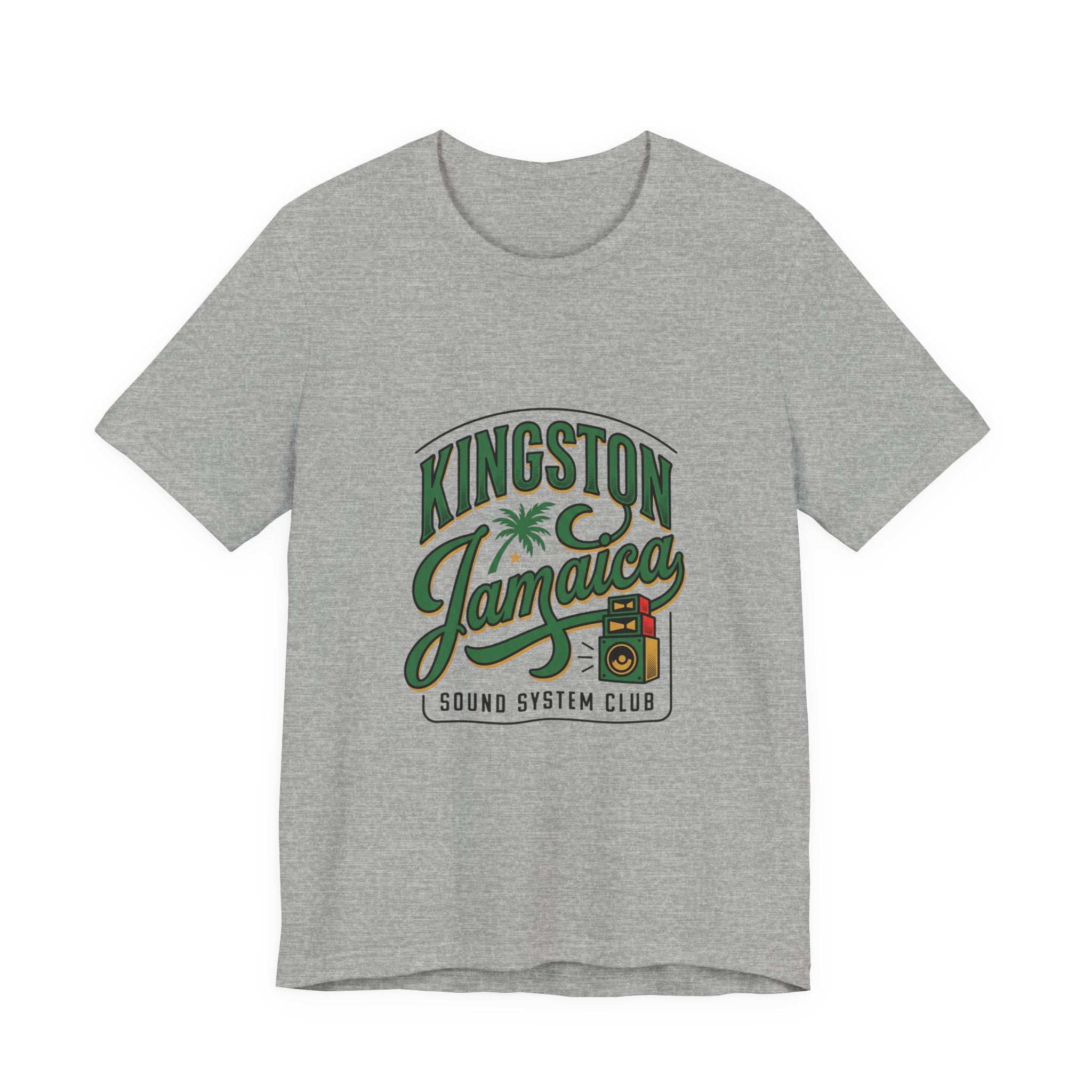 Kingston Jamaica Sound System Tee | Caribbean Heritage, Retro Island Pride