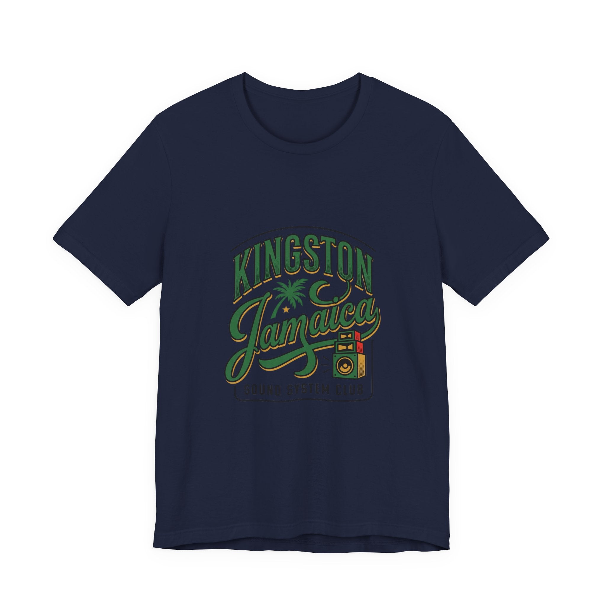 Kingston Jamaica Sound System Tee | Caribbean Heritage, Retro Island Pride