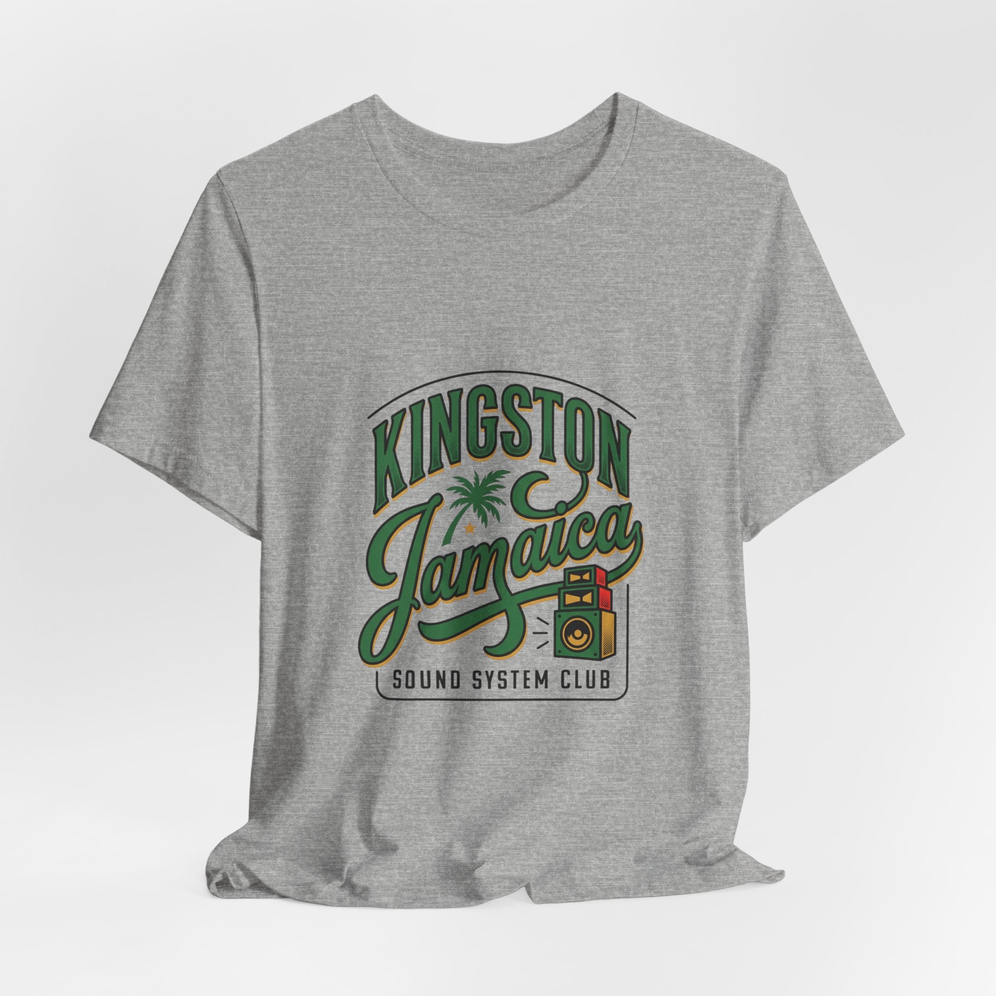 Kingston Jamaica Sound System Tee | Caribbean Heritage, Retro Island Pride