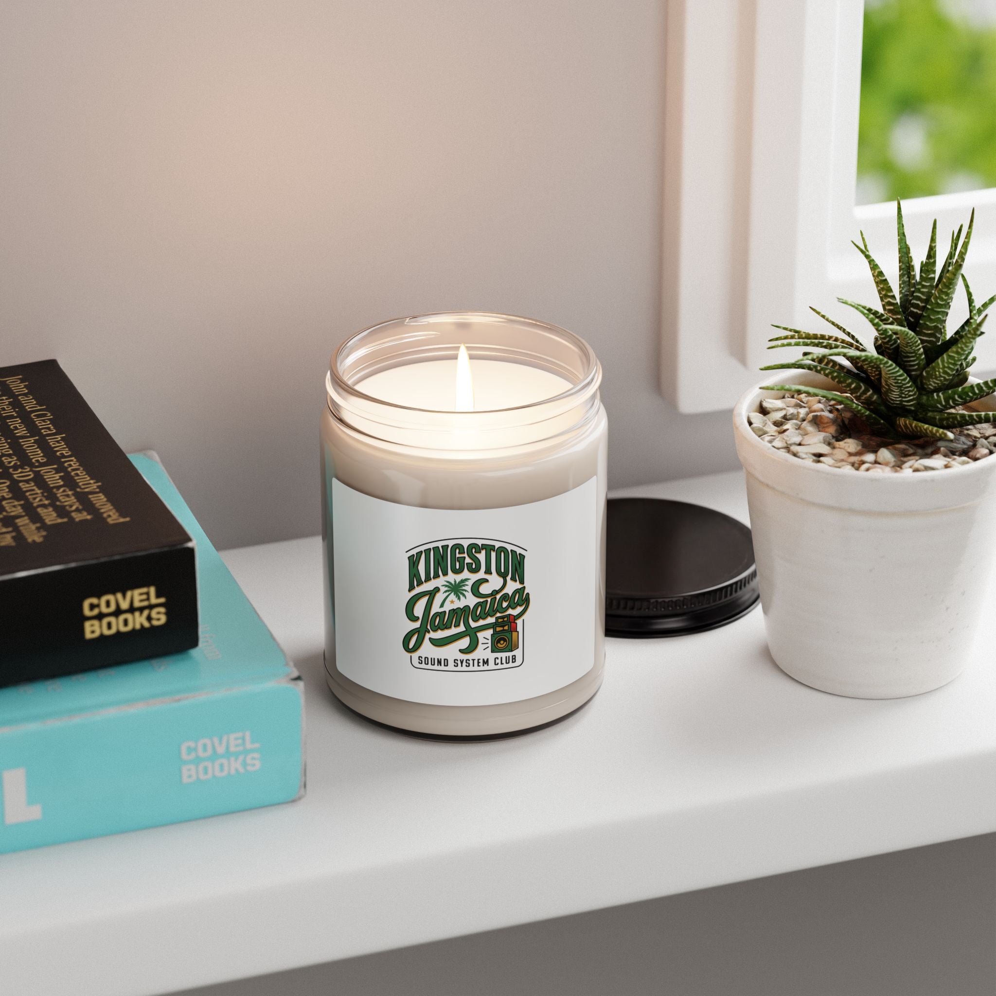 Kingston Jamaica Sound System Candle | Caribbean Heritage, Island Pride