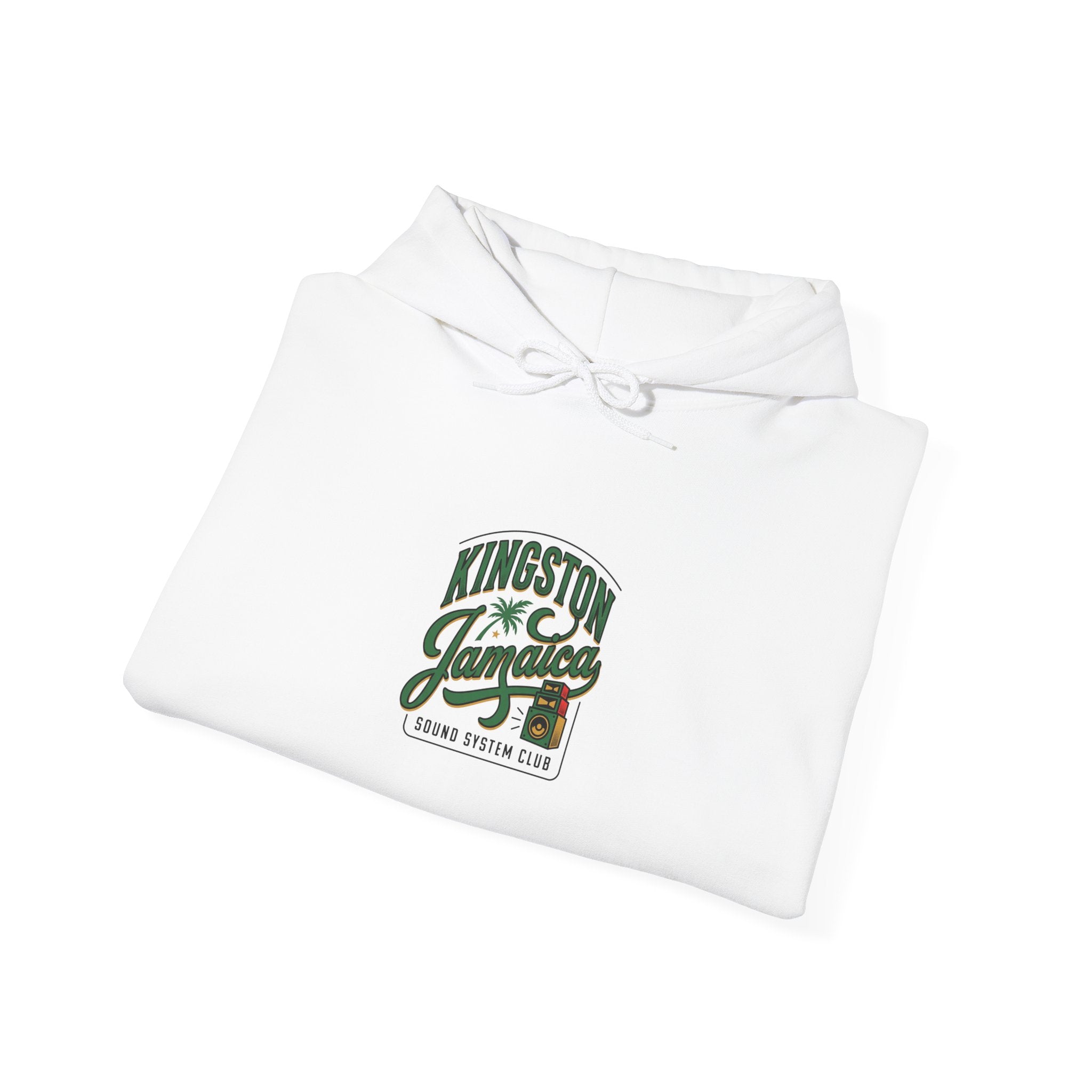 Jamaica Kingston Vintage Script Hoodie | Caribbean Heritage, Island Pride