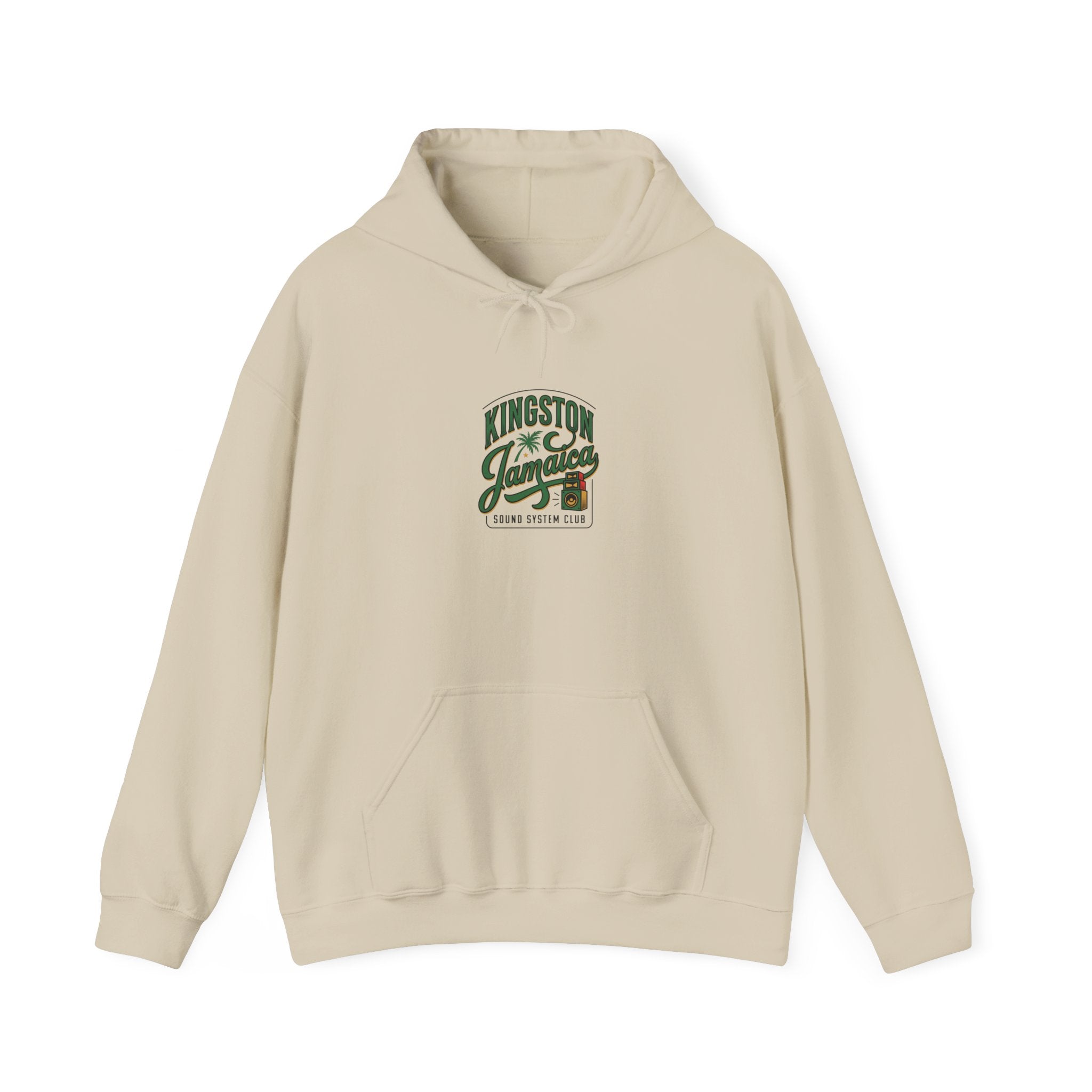 Jamaica Kingston Vintage Script Hoodie | Caribbean Heritage, Island Pride