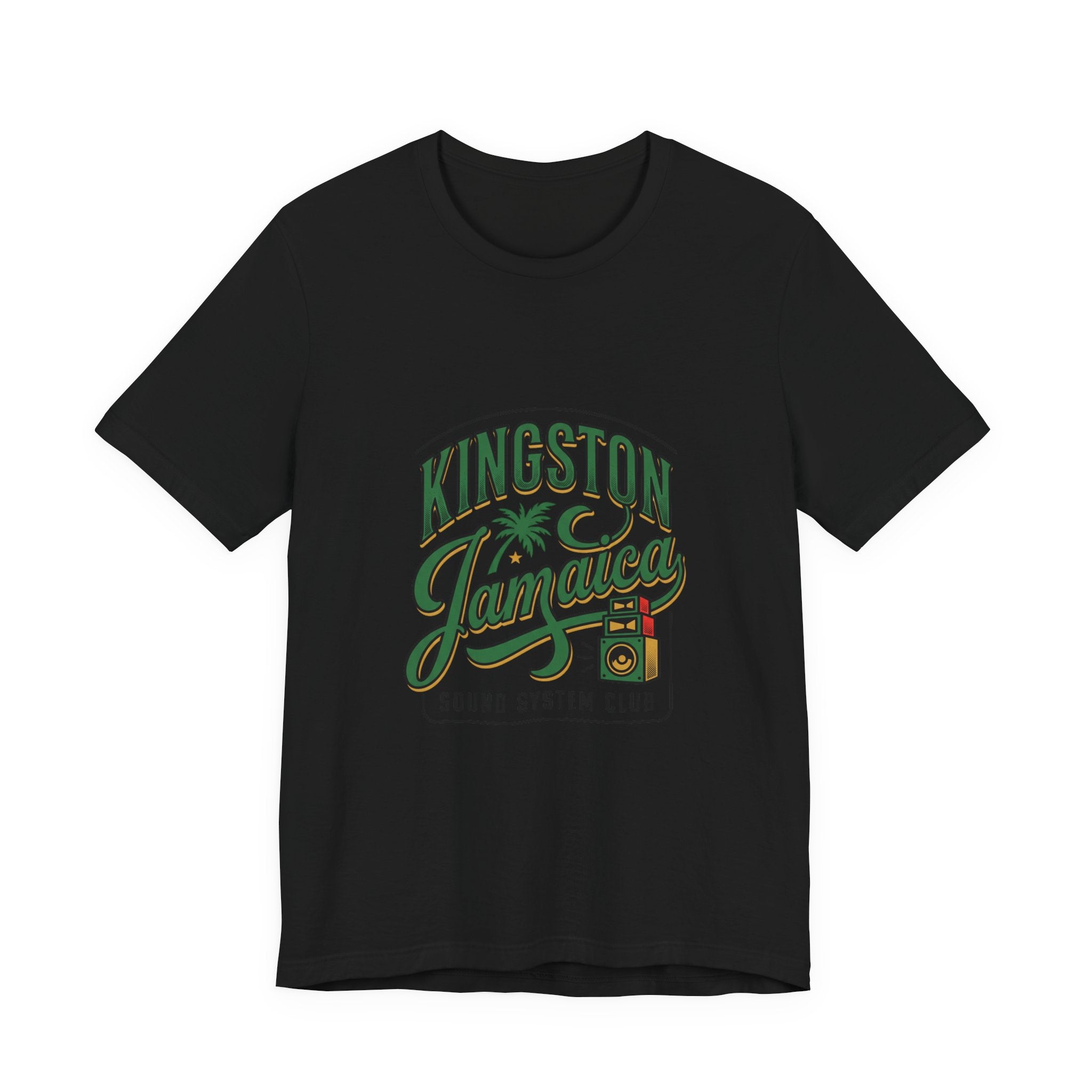 Kingston Jamaica Sound System Tee | Caribbean Heritage, Retro Island Pride