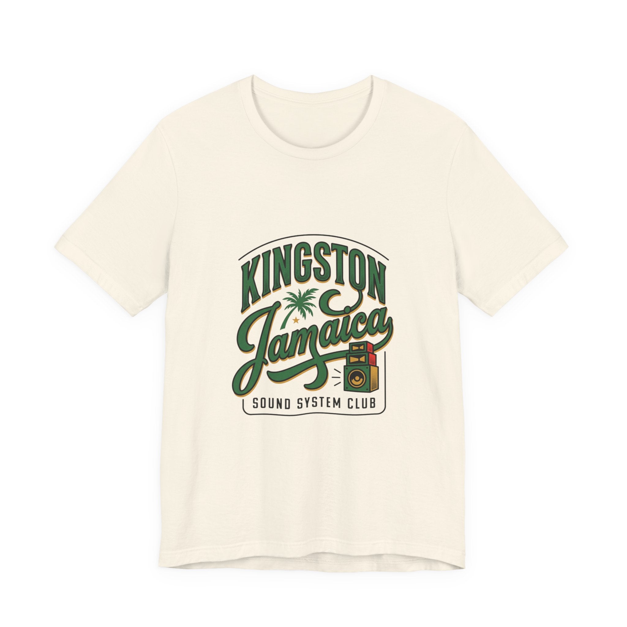 Kingston Jamaica Sound System Tee | Caribbean Heritage, Retro Island Pride