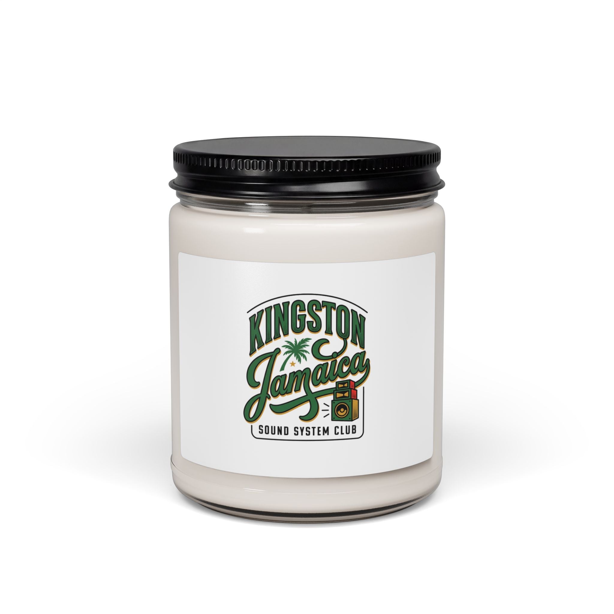 Kingston Jamaica Sound System Candle | Caribbean Heritage, Island Pride