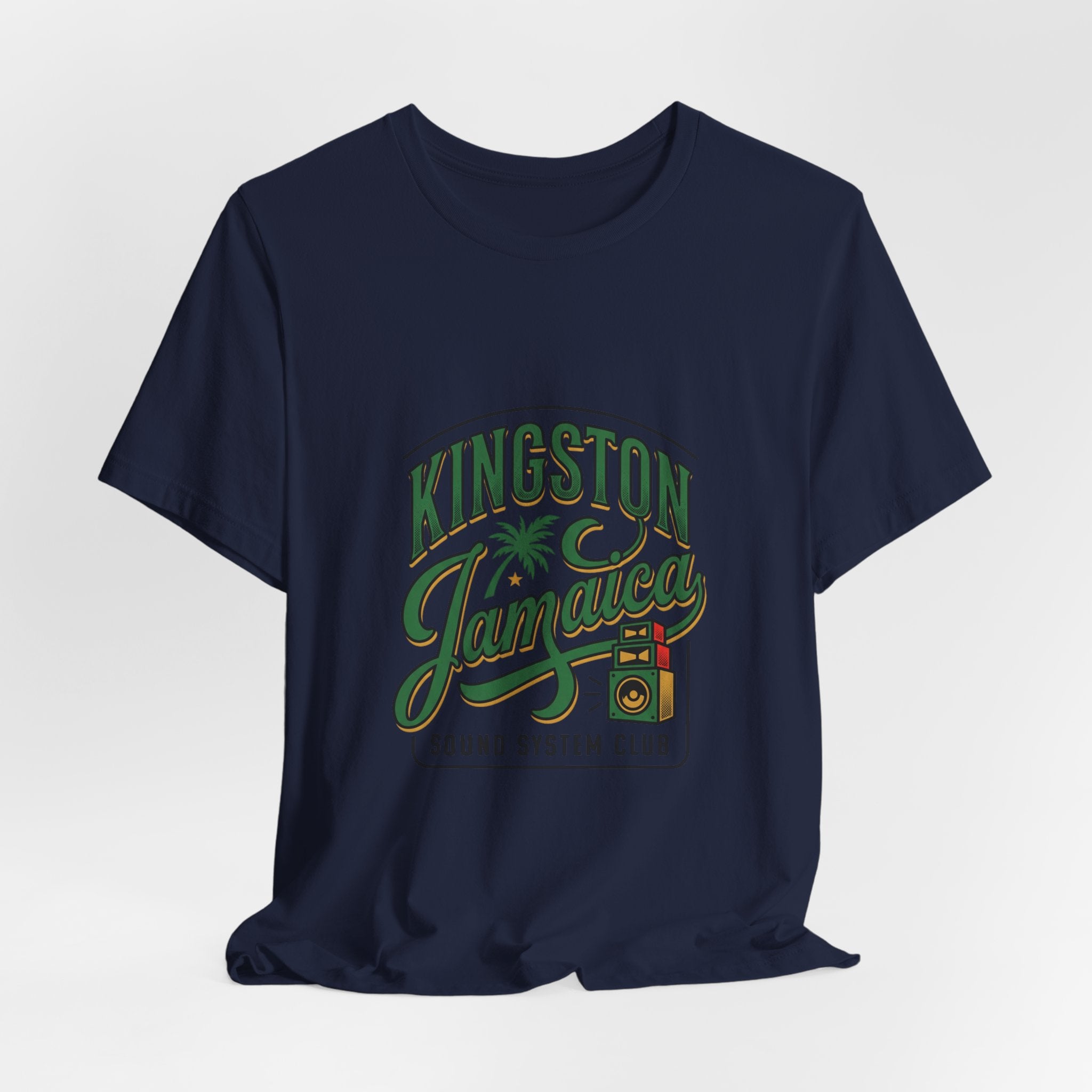 Kingston Jamaica Sound System Tee | Caribbean Heritage, Retro Island Pride