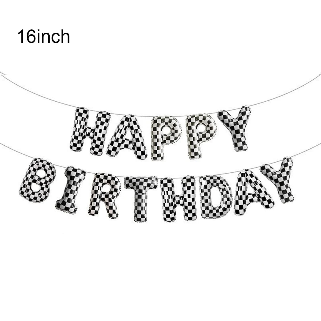 16inch Happy Birthday Decoration Balloons Pink Blue Letter Foil Ballons Set Birthday Party Decor Air Globos Balony Anniversaire