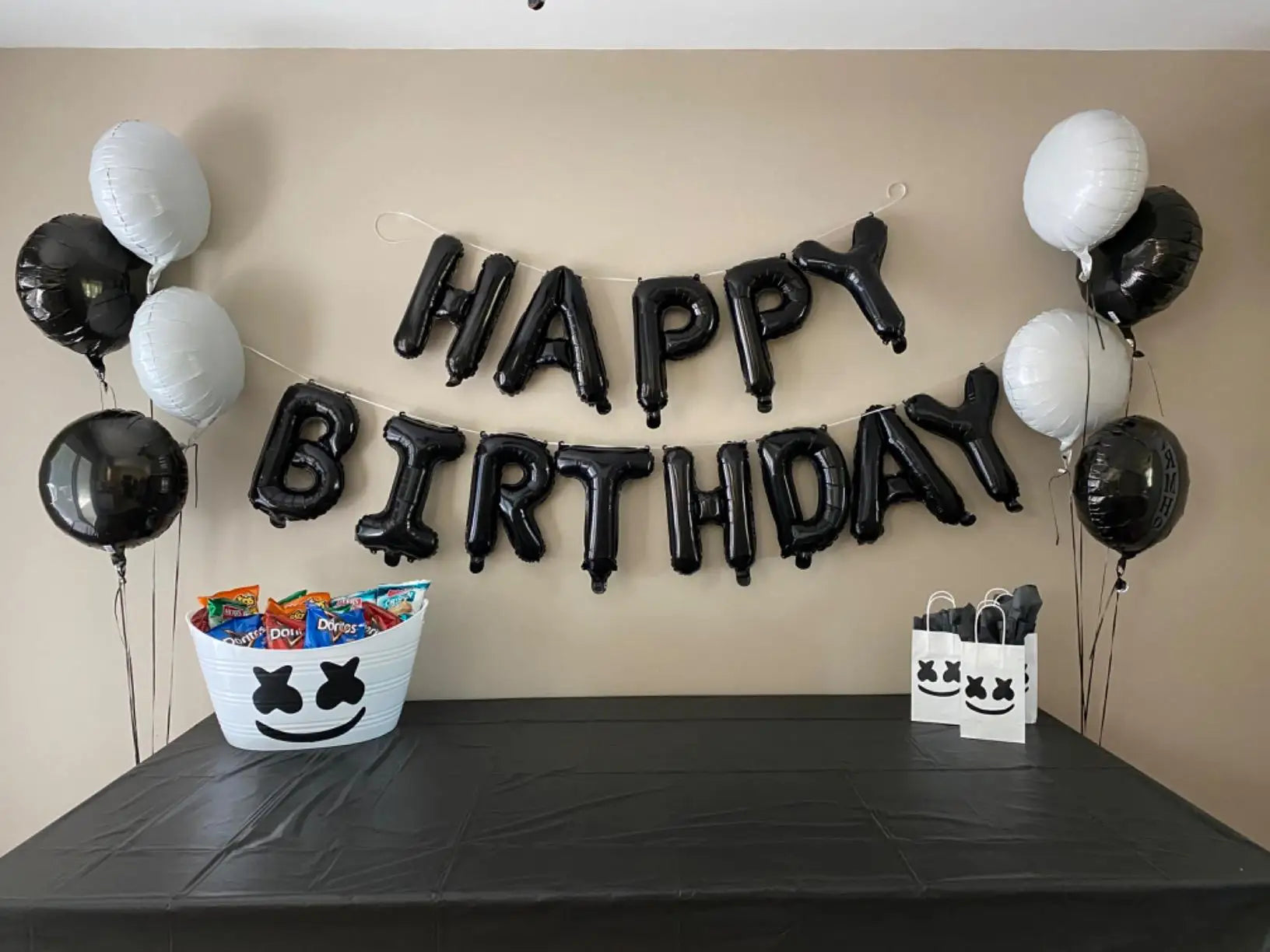 16inch Happy Birthday Decoration Balloons Pink Blue Letter Foil Ballons Set Birthday Party Decor Air Globos Balony Anniversaire