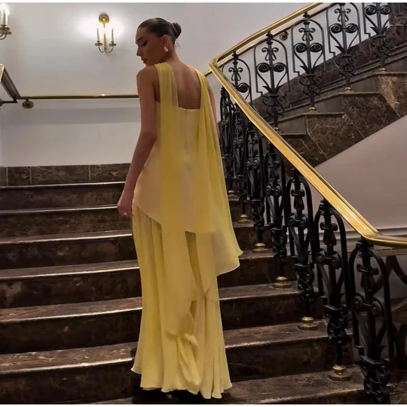 Elegant Strapless Long Dress Women Sexy Patchwork Mesh Sleeveless Sacrf Vestidos Female 2025 Spring Split Evening Dresses Lady