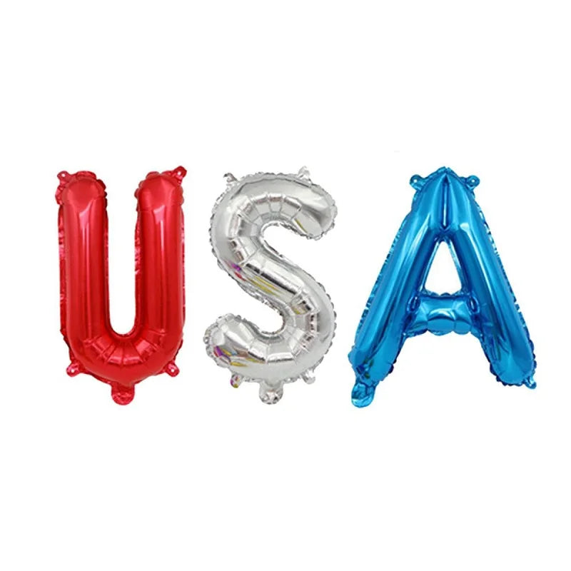 2026 U.S. Independence Day Party Decorative 16inch Balloons USA 250th Anniversary Aluminum Foil Balloons