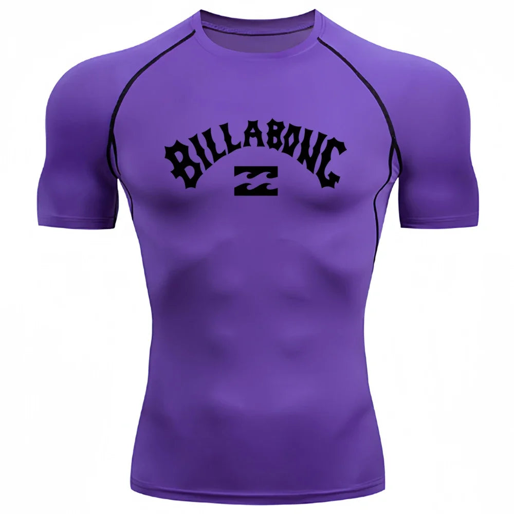Male UV Protection Tights Rashguard Men short Sleeve Swimsuit Swim Rash Guard Quick Dry Surf T Shirt Swimming Diving Suits S-3XL